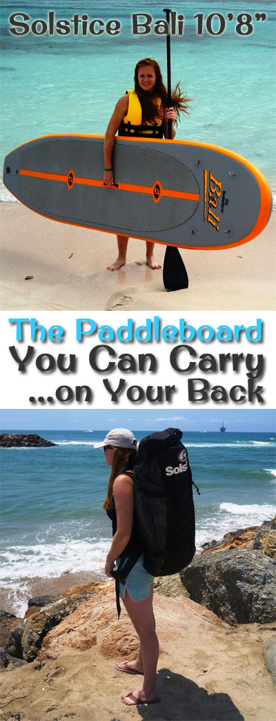 Solstice Bali Inflatable SUP - The Paddleboard You Can Carry on Your Back