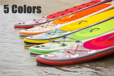 5 Color Options for the Milkshake Inflatable SUP for Kids