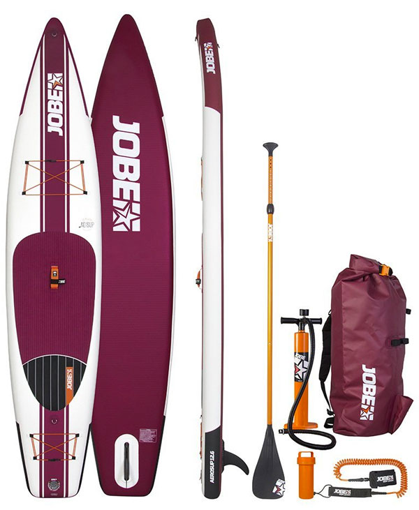 Jobe Aero SUP - 12 foot 6 inch Inflatable Paddleboard Package with pump, paddle, backpack