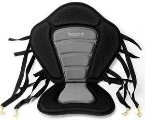 Detachable SUP Kayak Seat with Adjustable Straps and Padded Backrest