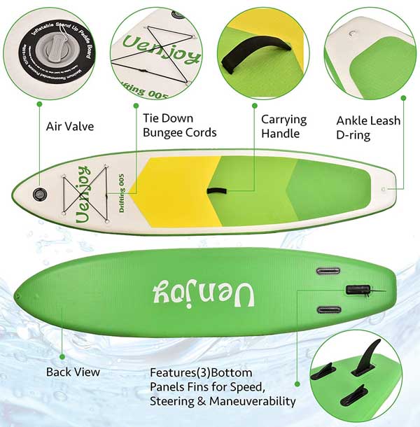 Features of the Low Cost Inflatable SUP