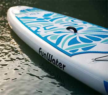 FunWater Tiki Cruiser Inflatable Stand Up Paddle Board