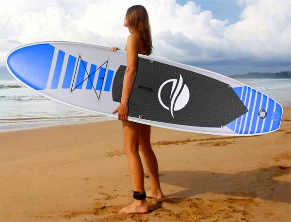 Inflatable SUP with Leash