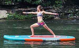Paddleboard Yoga on Swonder SUP