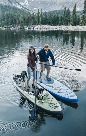 Atoll Inflatable Paddle Boards with Dogs