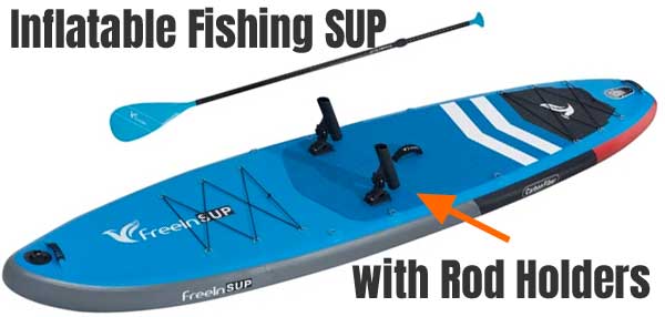 Fishing SUP with Rod Holders