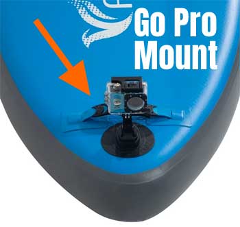 GoPro Mount on Nose of Inflatable Paddle Board